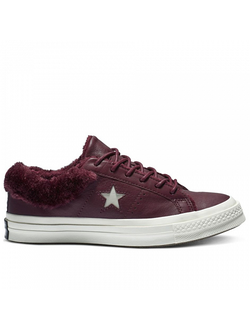 Кеды Converse (Конверс) One Star бордовые