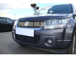 Защита радиатора Suzuki Grand Vitara 2008-2012 black