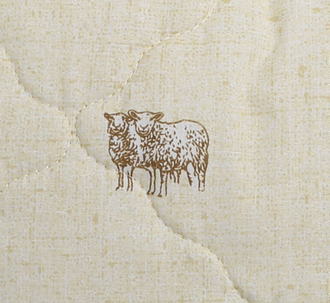 Подушка овечья шерсть ИвШвейСтандарт 70x70 см