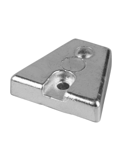 Цинковый анод Tecnoseal 02463 60x56x14мм трапециевидный для двигателей Kamewa