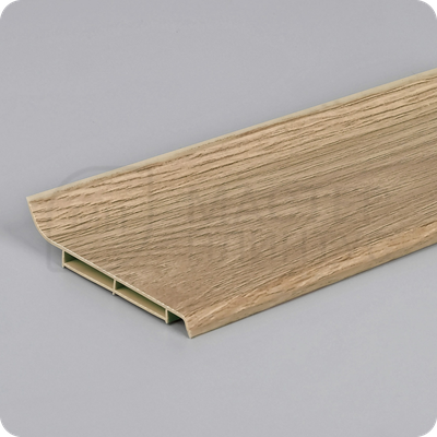 Плинтус Vilo Linela из ПВХ 410 Дуб Аделаида с мягким краем 16х80х2000 мм.