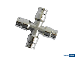 Фитинг Slip-Lock крестообразный Ø1/4" (6,35 мм)
