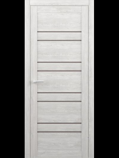 Межкомнатная дверь Дублин дуб Нордик с матовым стеклом