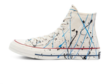 Кеды Converse Chuck 70 Archive Paint Splatter High Top бежевые высокие женские