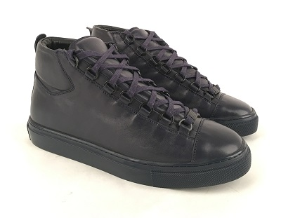 Зимние мужские кеды Balenciaga High Black Winter