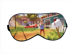 Маска для сна Привет Сосед/ Hello Neighbor №2