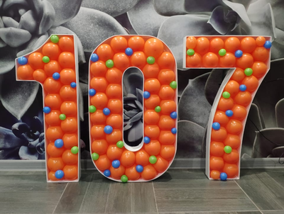 цифра в стиле "аэромозаика" (любая)