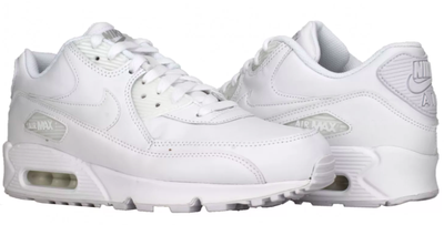 Nike Air Max 90 Белые Кожа