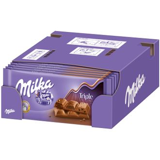 Шоколад Milka Triple Cocoa 90гр (20 шт)