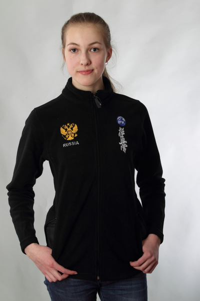 APIKA Флисовая толстовка женская с вышивкой