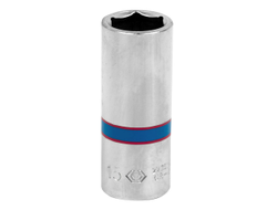Головка торцевая глубокая шестигранная 1/4", 15 мм KING TONY 223515M