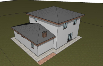 Двухэтажный дом с четырьмя спальнями 183м² (S81)