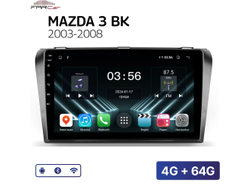 Штатная магнитола FarCar для Mazda 3 1 BK (2003-2009) (4GB/64GB/WiFi/GPS/BT/IPS)