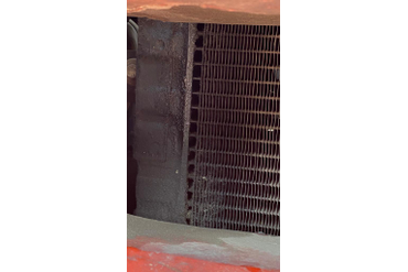 Течь радиатора погрузчика