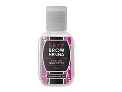 Лосьон-фиксатор цвета SEXY BROW HENNA (30 мл) -12 штук-