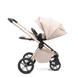 Коляска 3в1 Peppy Monaco Plus, Beige / Бежевая, рама Беж (First)