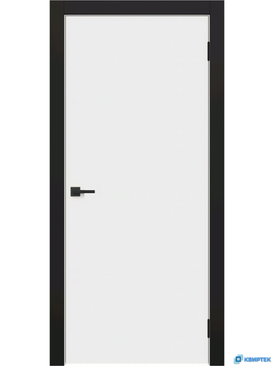 Межкомнатная гладкая глухая дверь с покрытием ПВХ купить в Челябинске | КВИРТЕК