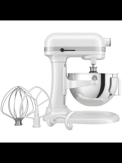 Миксер профессиональный KitchenAid, Heavy Duty, чаша 5,2 л., белый, 5KSM55SXXEWH