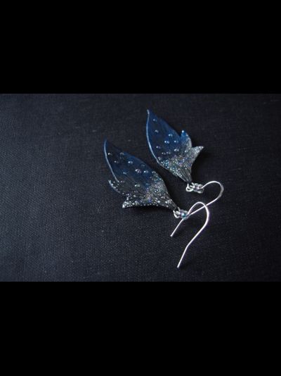 Серьги с крылышками феи Грёз
