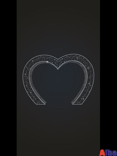 Светодиодная арка Сердце