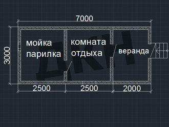 3 на 5 с верандой 2*3