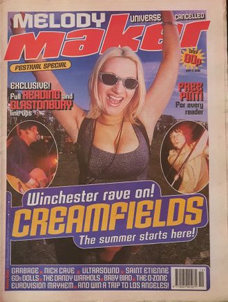 Melody Maker Magazine 9 May 1998 Garbage, Nick Cave, Иностранные музыкальные журналы, Intpressshop
