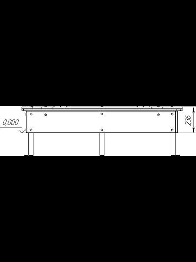 Песочница с крышкой для детской площадки Romana 057.36.00