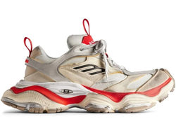 Кроссовки Balenciaga Cargo Sneaker Worn-Out Grey Red