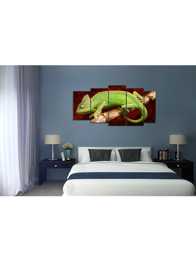 Модульная картина &quot;Хамелеон&quot;