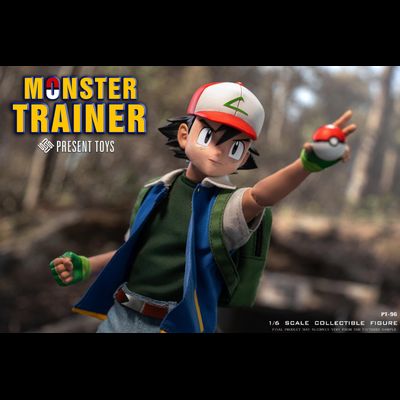 ПРЕДЗАКАЗ - Эш Кетчум (серия Pokemon) - Коллекционная ФИГУРКА 1/6 Monster Trainer (PT-sp96) - PRESENT TOYS ?ЦЕНА: 16900 РУБ.?