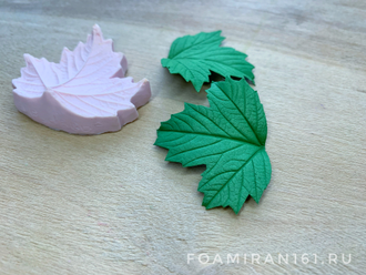 Молд «Лист калины #5» (ELF_decor)