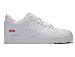 Nike Air Force 1 Low Supreme White фото