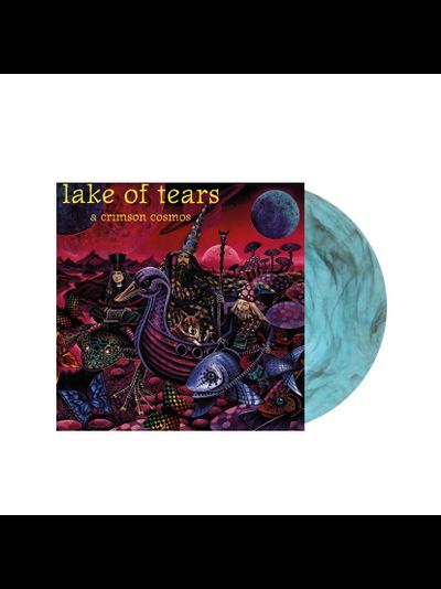 Lake of Tears - A Crimson Cosmos - Transparent Marbled Turquoise &amp; Black LP