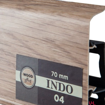 Плинтус пластиковый Arbiton Indo Дуб Лингбург 04 детально