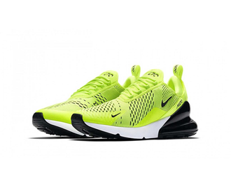 Nike Air Max 270 салатовые с черным