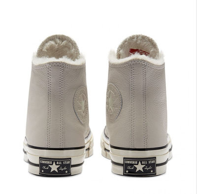 Кеды Converse Chuck 70 Cozy Club зимние белые высокие