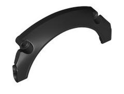 Technic, Panel Car Mudguard Arched #43 11 x 2 x 5 Rounded Top, Black (3538 6484677)