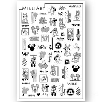 Слайдер-дизайн MilliArt Nails MAX-223