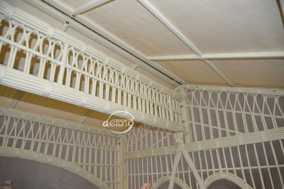 Садовые качели-беседка из ротанга