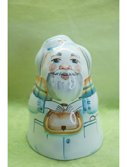 майоликовый колокольчик "Веселый доктор"