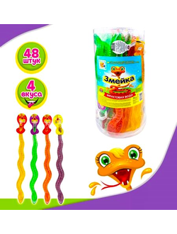 Фруктовая вода "Змейка", 35г*48шт*6 бн.