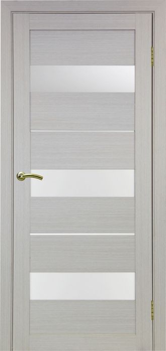 Межкомнатная дверь "Турин-526" дуб беленый (стекло)