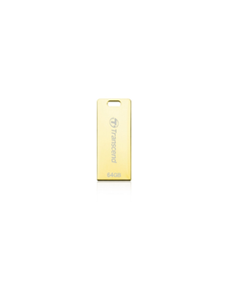 Флеш-память Transcend JetFlash T3, 64Gb, USB 2.0, золотой, TS64GJFT3G