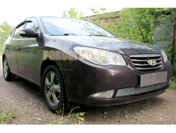 Защита радиатора Hyundai Elantra IV (HD) 2006-2010 chrome