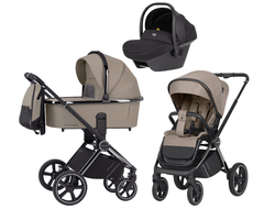 Коляска 3в1 Carrello Ultimo Pearl Beige CHROME 2024 (Nova)