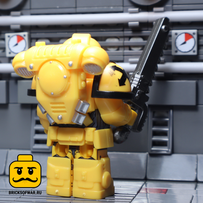 Конструктор фигурка Космодесантник, легион Имперские кулаки, Вархаммер 40000