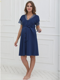 Халат ФЭСТ 05602 синий