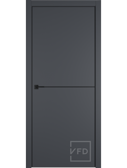 Межкомнатная Дверь VFD Urban 1 Emalex AL черная кромка