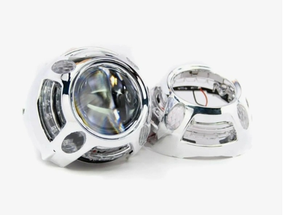 Бленда (маска) для линз №31 Porsche Panamera Led ДХО с функцией притухания 3.0 дюйма, 1шт