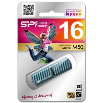 Флеш-память Silicon Power Marvel M50, 16Gb, USB 3.2 G1, г, SP016GBUF3M50V1B